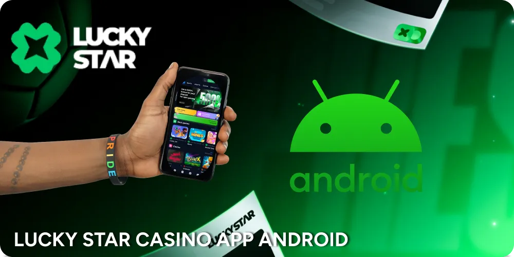 Download APK version of Lucky Star online casino app for android.